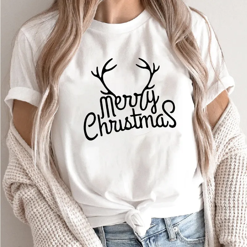 2022 Christmas Deer Women's T-Shirts