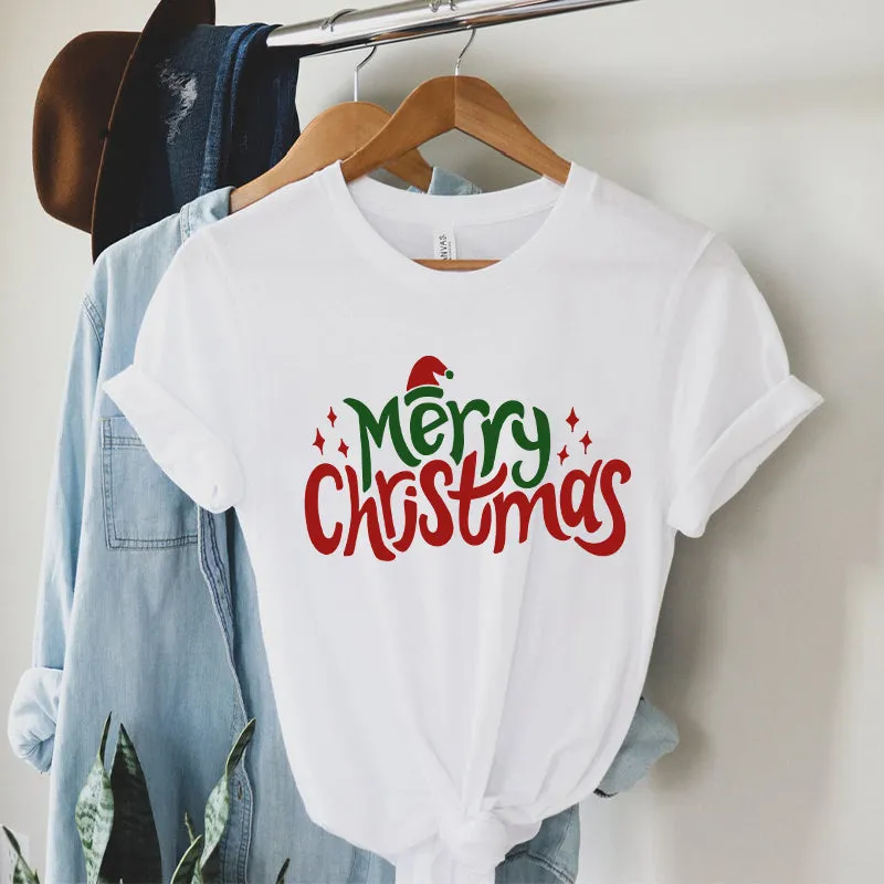 2022 Merry Christmas White T-Shirts
