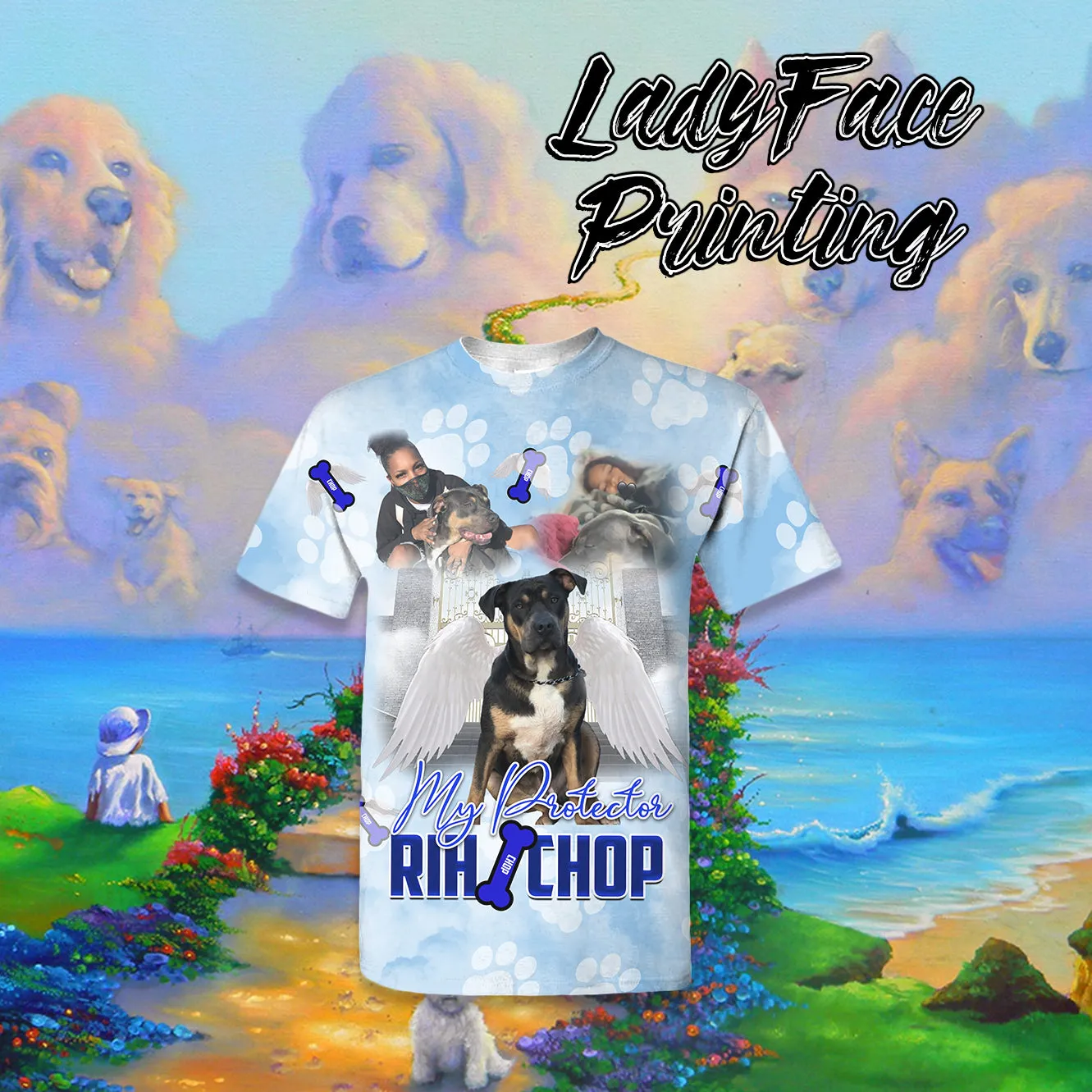 ALL OVER 3D Print shirt packages