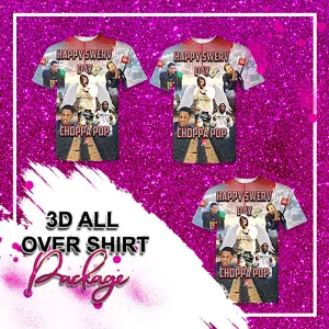 ALL OVER 3D Print shirt packages