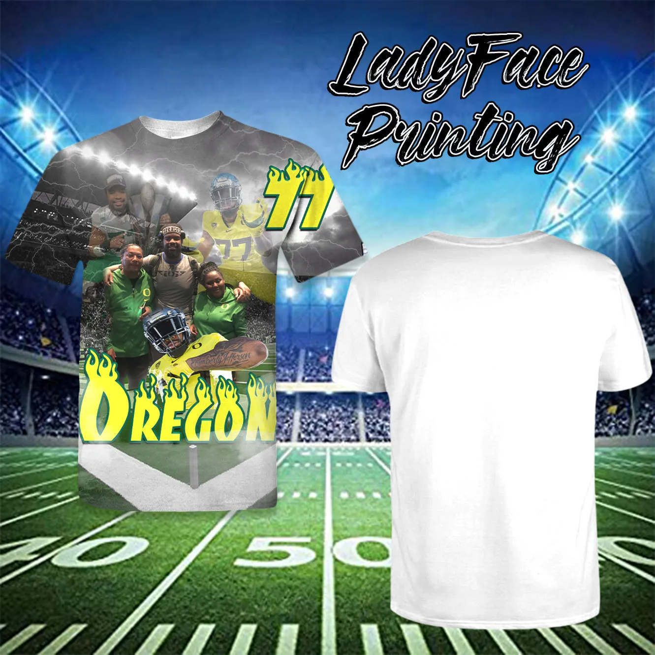 ALL OVER 3D Print shirt packages