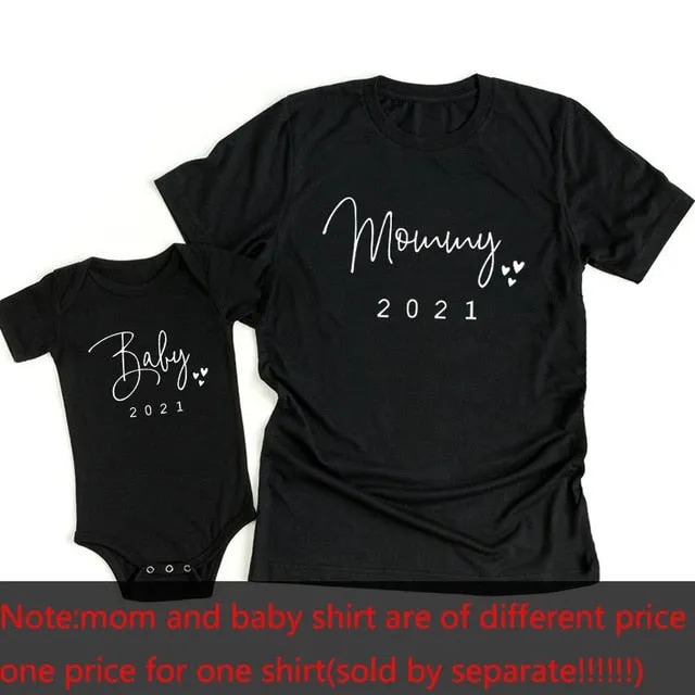 Baby Mommy Matching T-Shirt  Romper