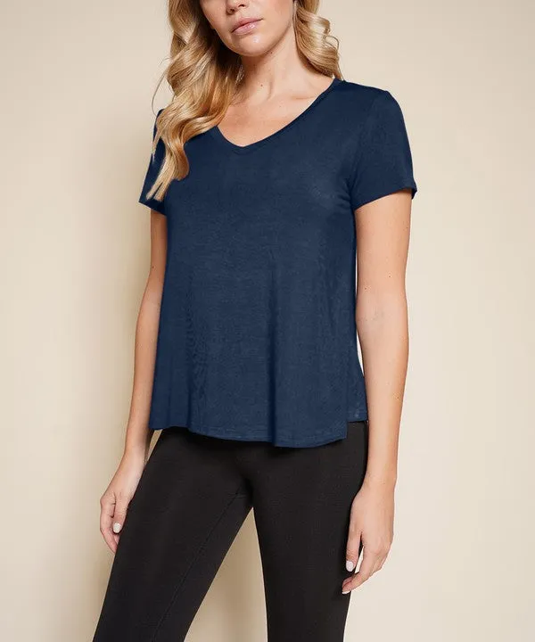 BAMBOO classic v-neck tee
