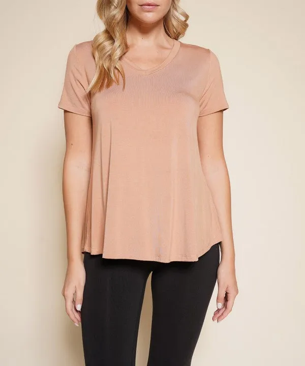 BAMBOO classic v-neck tee