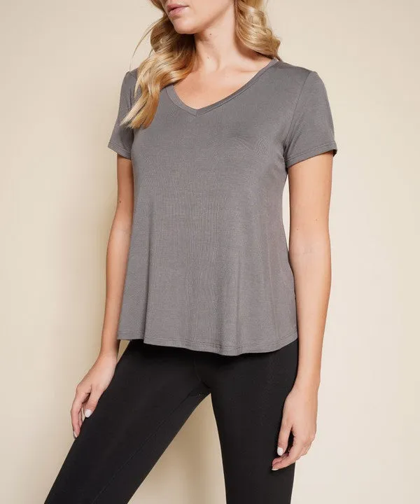 BAMBOO classic v-neck tee