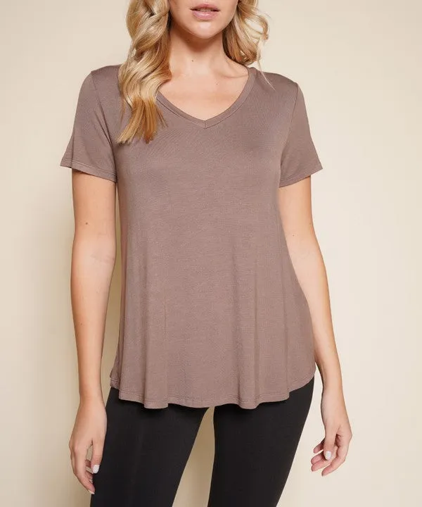 BAMBOO classic v-neck tee