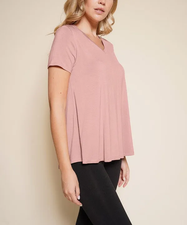 BAMBOO classic v-neck tee