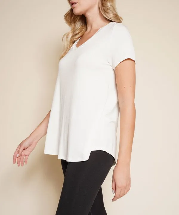 BAMBOO classic v-neck tee