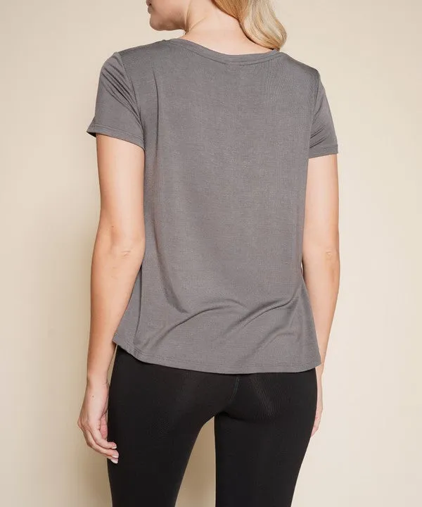 BAMBOO classic v-neck tee