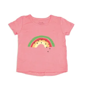 Bamboo Short Sleeve Hi Lo Tee (Pink Lemonade)