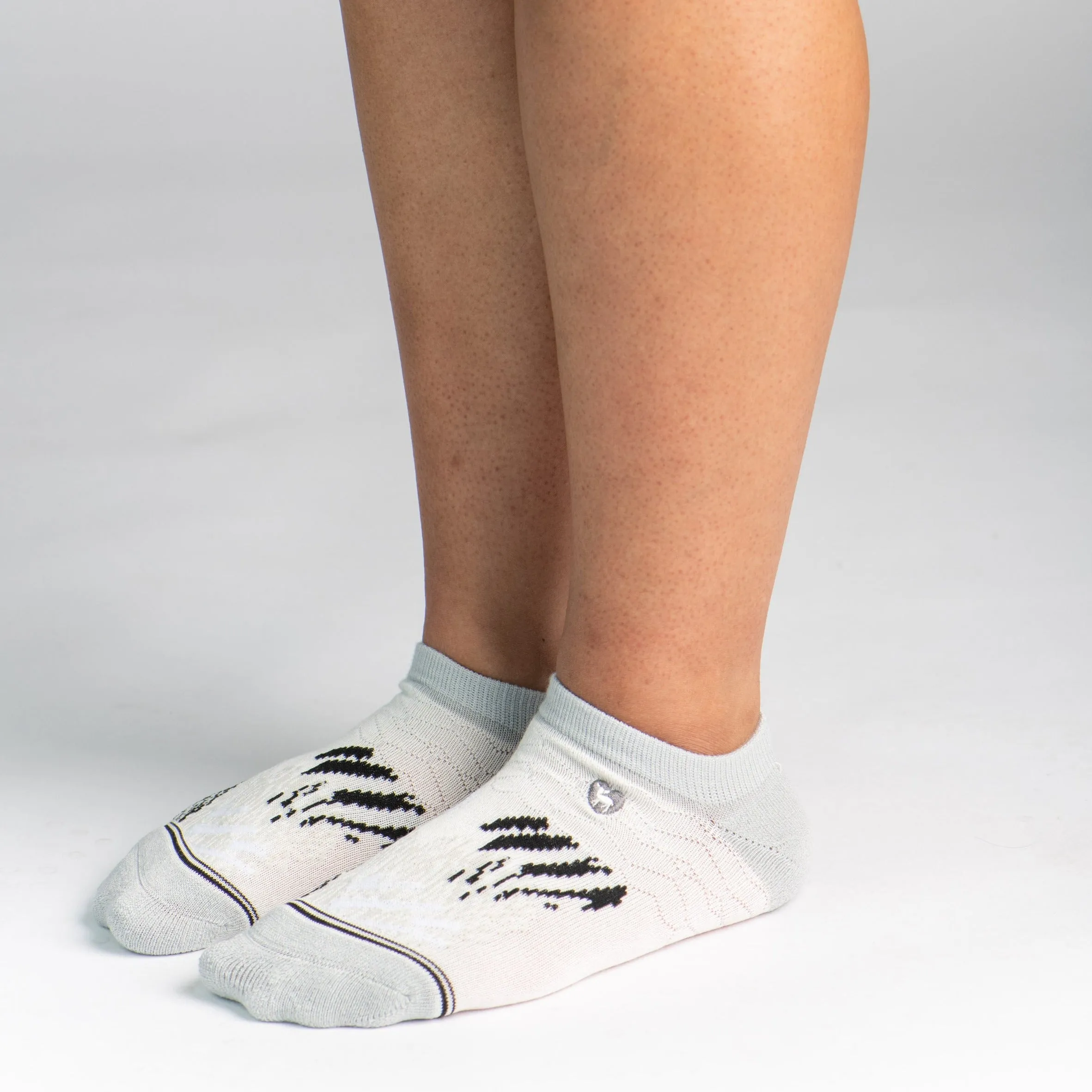 Bamboo Socks | Everyday Ankle | Wild At Heart Quiet Grey