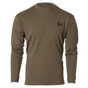 Banded Base Wool Crew Top L/S