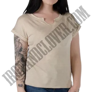 Basic Oat Colored Tee
