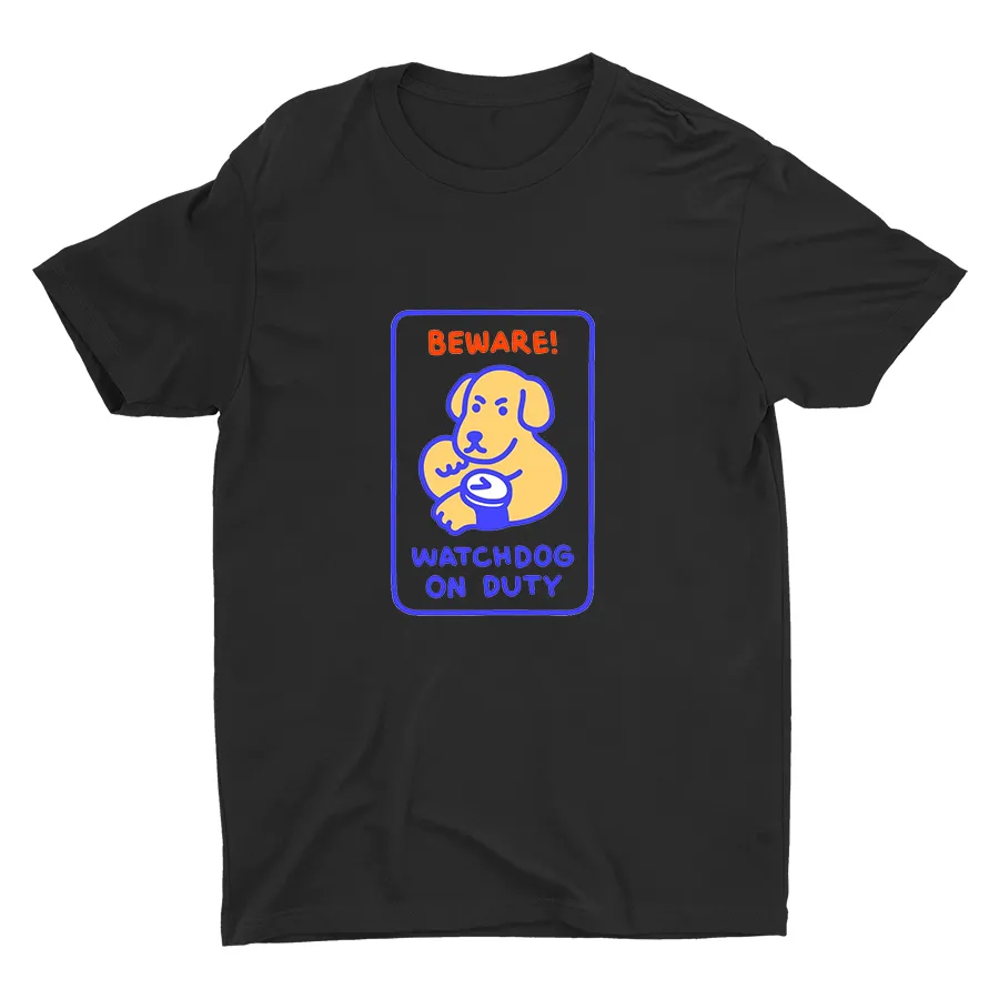 Beware! Watchdogs on Duty Cotton Tee