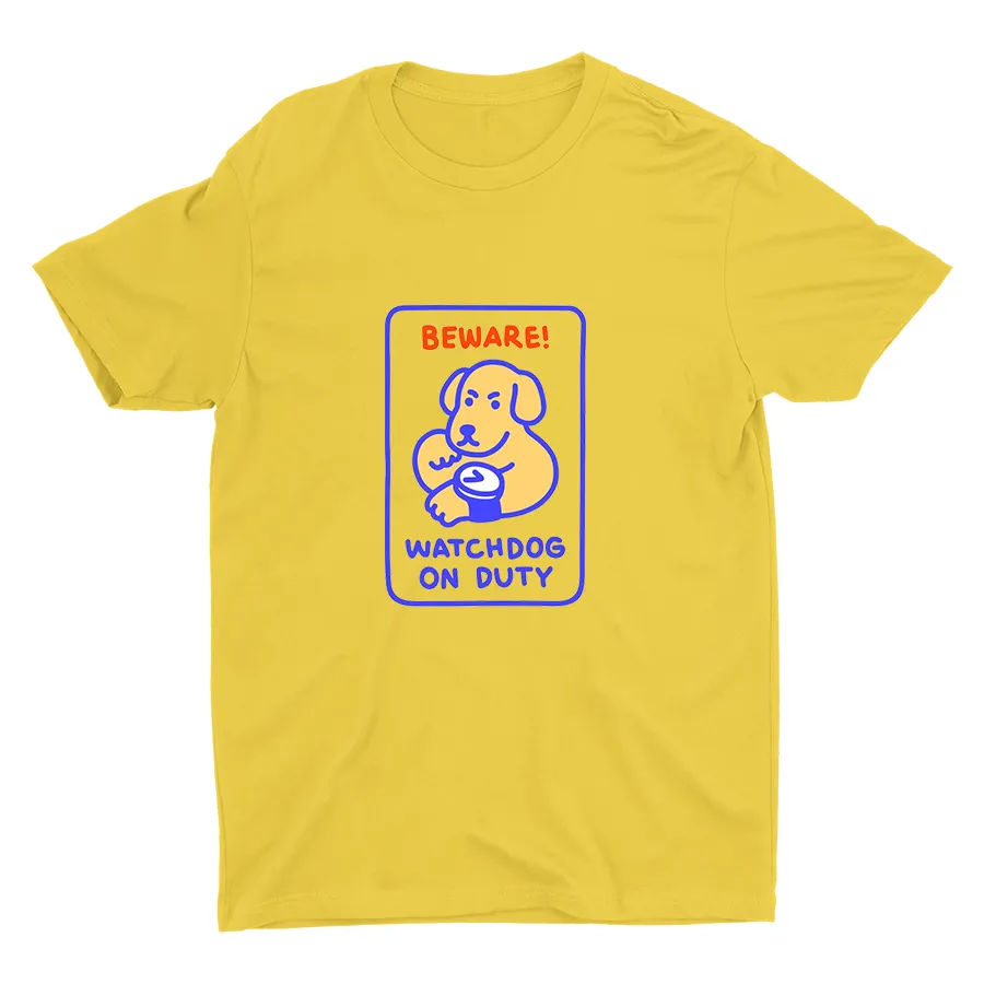 Beware! Watchdogs on Duty Cotton Tee