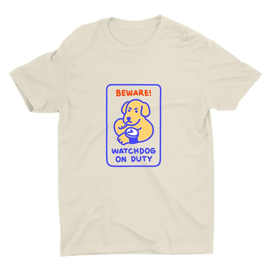 Beware! Watchdogs on Duty Cotton Tee