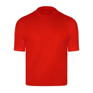 Bijan Red with Red Crest Short Sleeve T-Shirt
