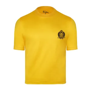 Bijan Yellow with Black Crest Short Sleeve T-Shirt