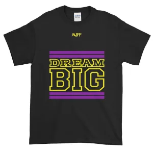 Black Purple and Yellow Short-Sleeve T-Shirt