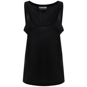 Black Silk Tops & T-Shirt