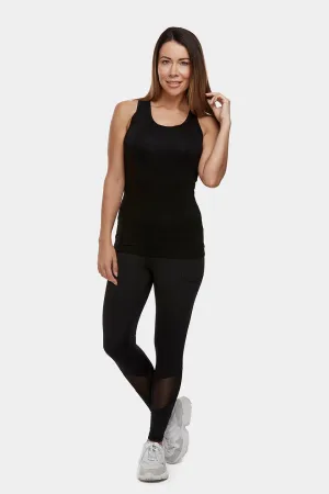 Black Vest Top