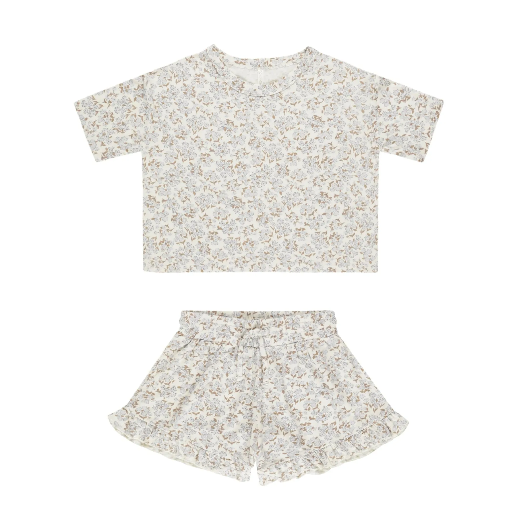 Blue Ditsy Floral Mosie Set