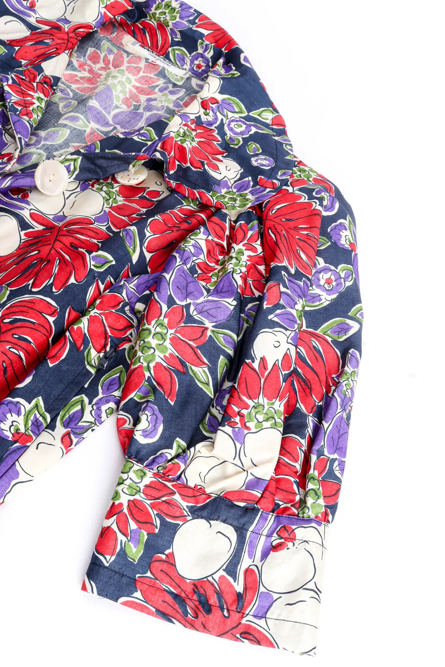 Botanical Printed Silk Dress