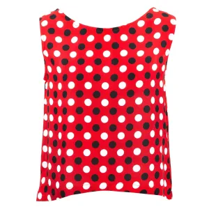 Box Top - Red Polka