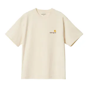 CARHARTT WIP WOMEN'S S/S AMERICAN SCRIPT TEE - NATURAL