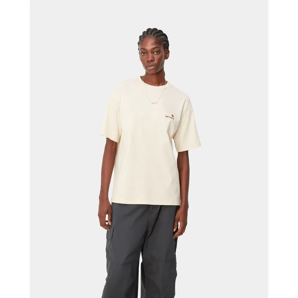 CARHARTT WIP WOMEN'S S/S AMERICAN SCRIPT TEE - NATURAL