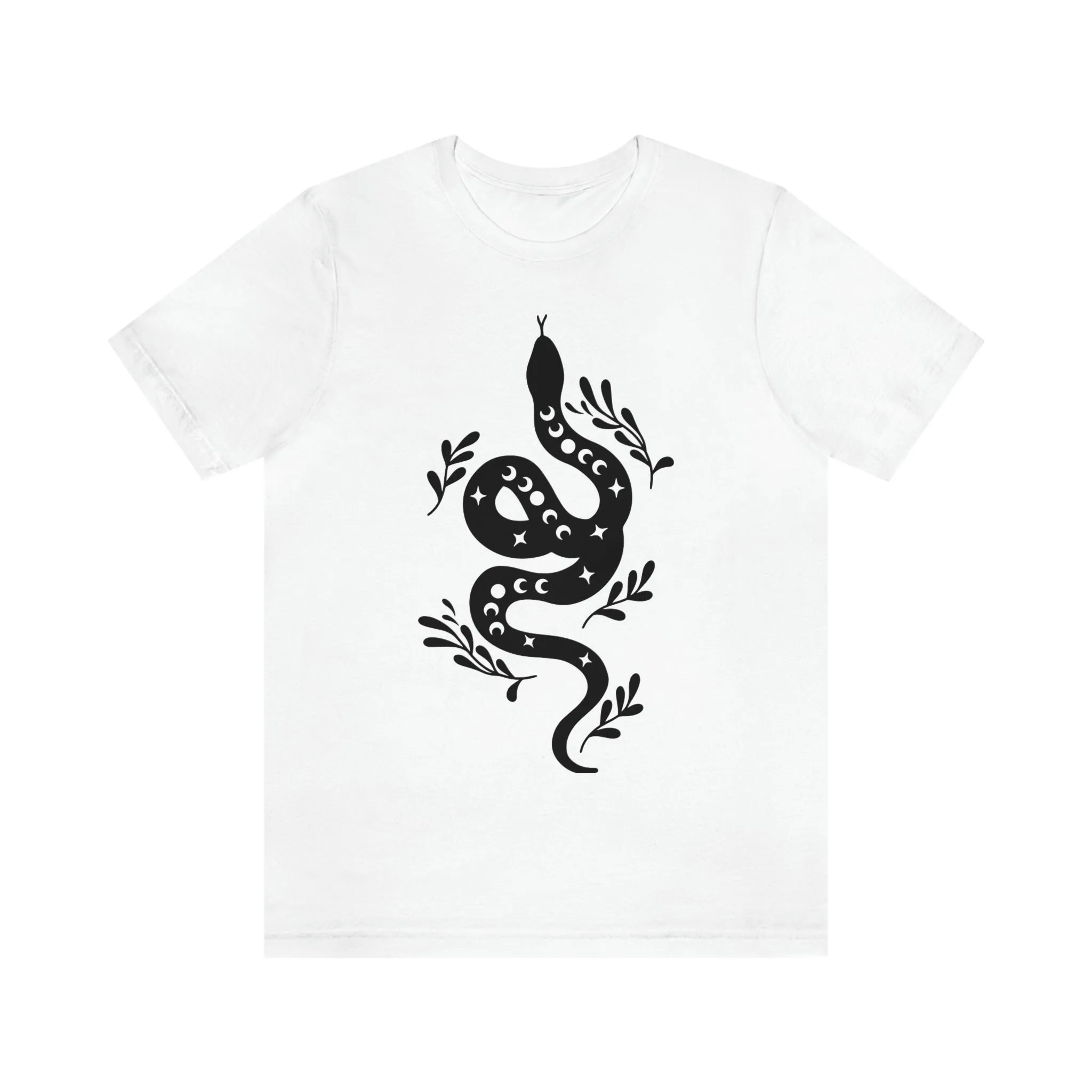 Celestial Snake Tee Shirt, Unisex Jersey Short Sleeve Tee