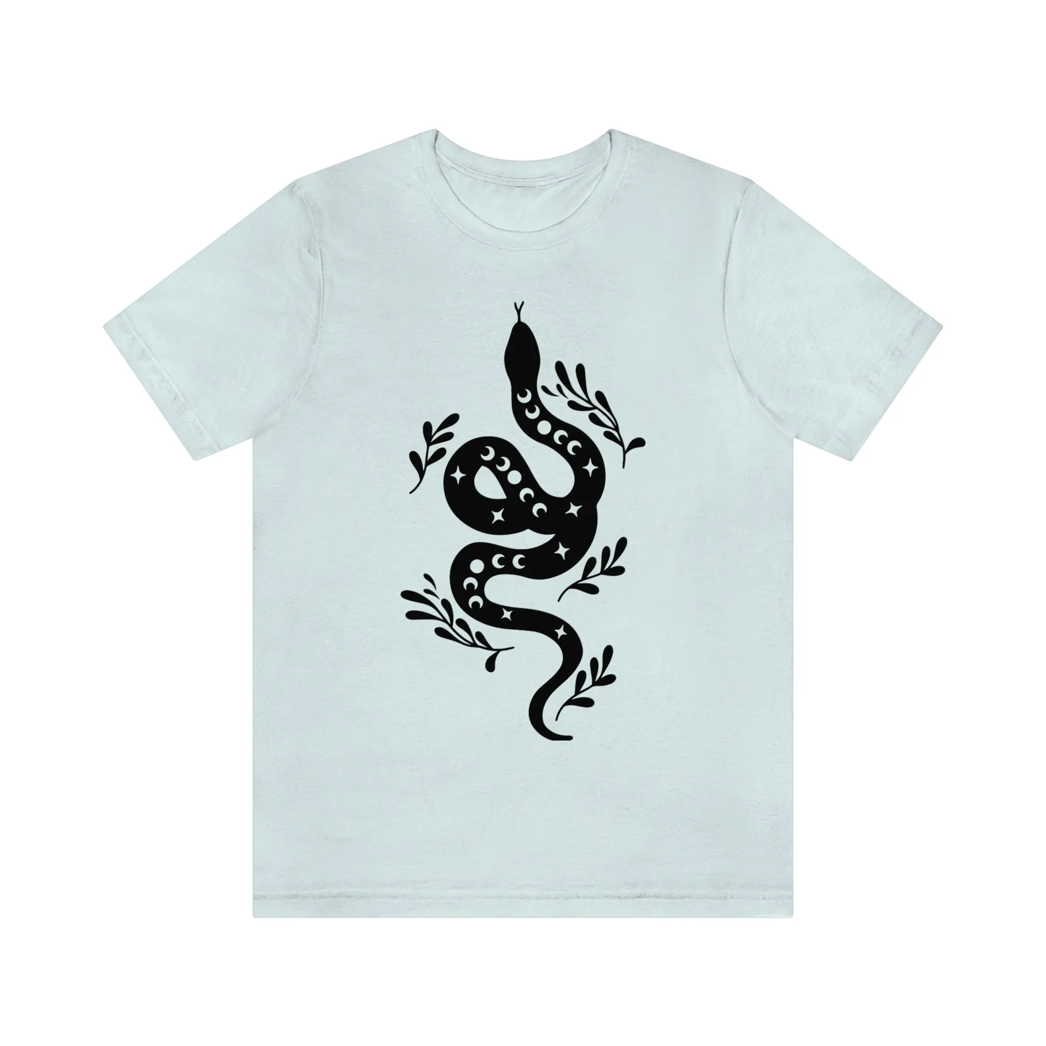Celestial Snake Tee Shirt, Unisex Jersey Short Sleeve Tee
