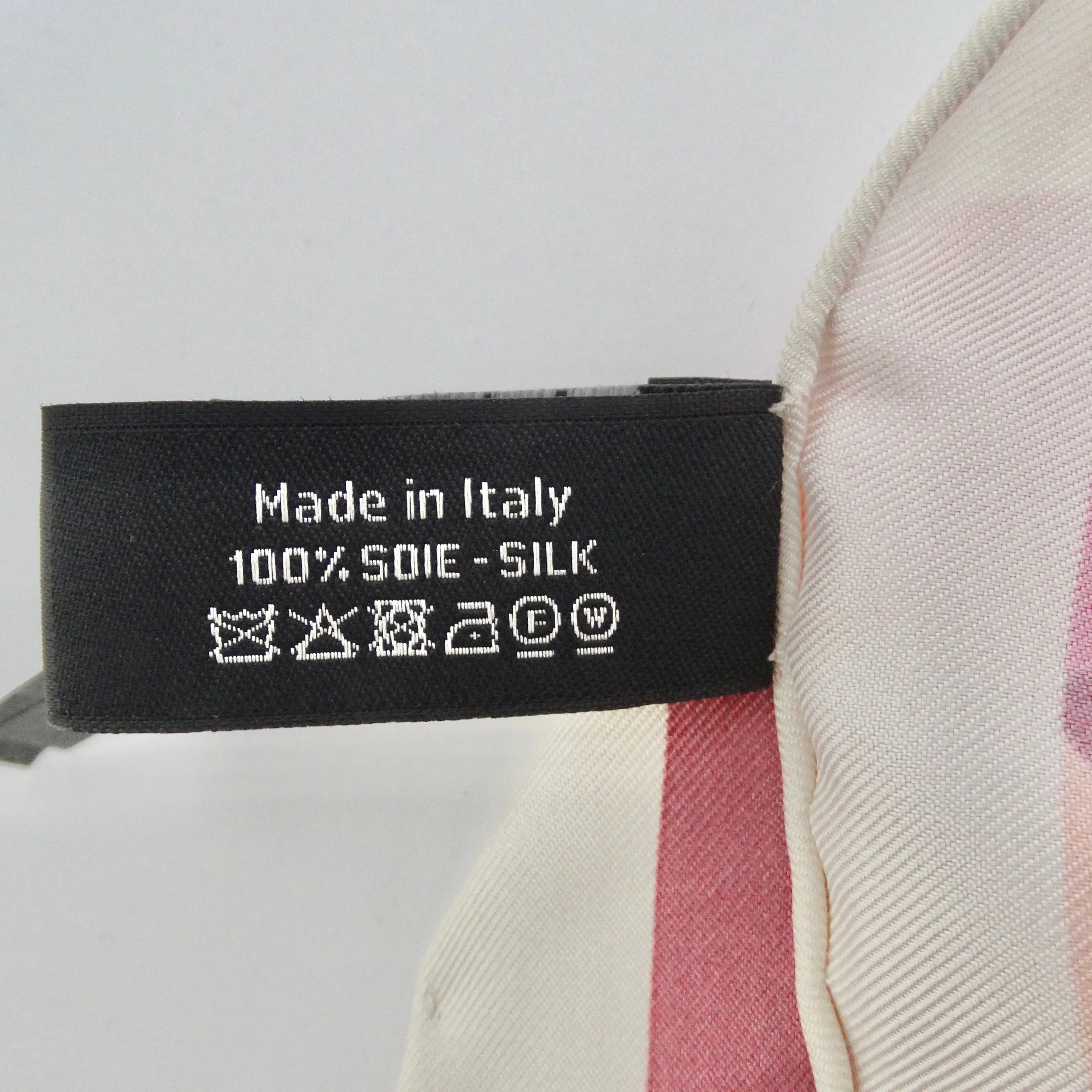 Chanel Multicolor Silk Logo Scarf