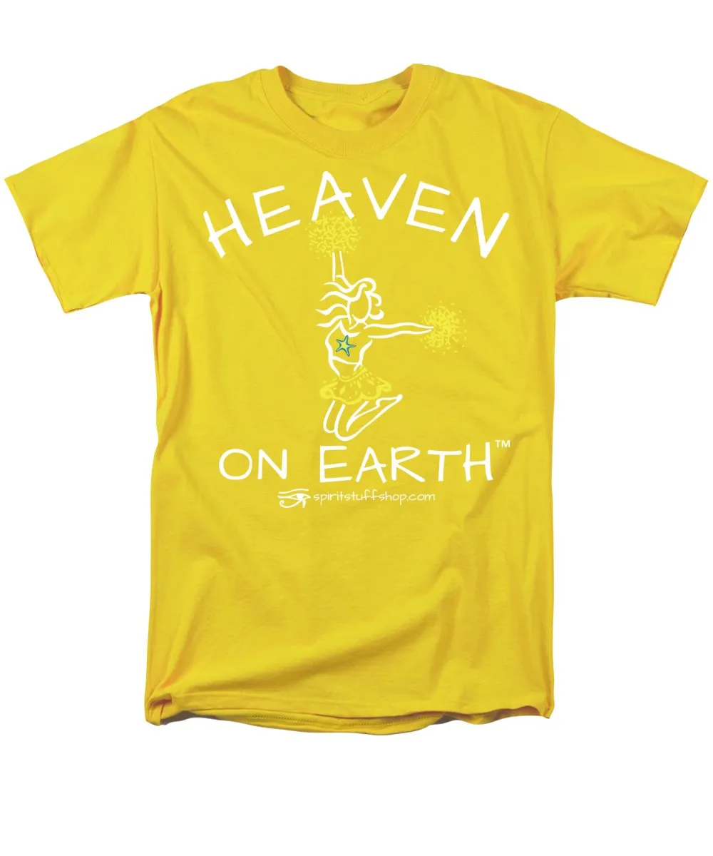 Cheerleading Heaven On Earth - Men's T-Shirt  (Regular Fit)