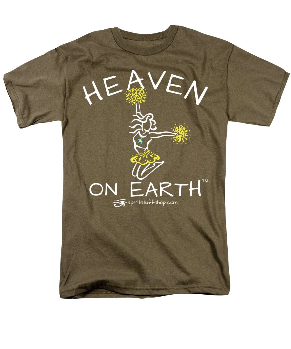 Cheerleading Heaven On Earth - Men's T-Shirt  (Regular Fit)