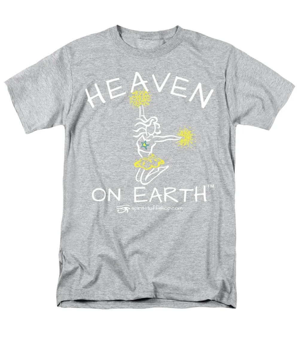 Cheerleading Heaven On Earth - Men's T-Shirt  (Regular Fit)