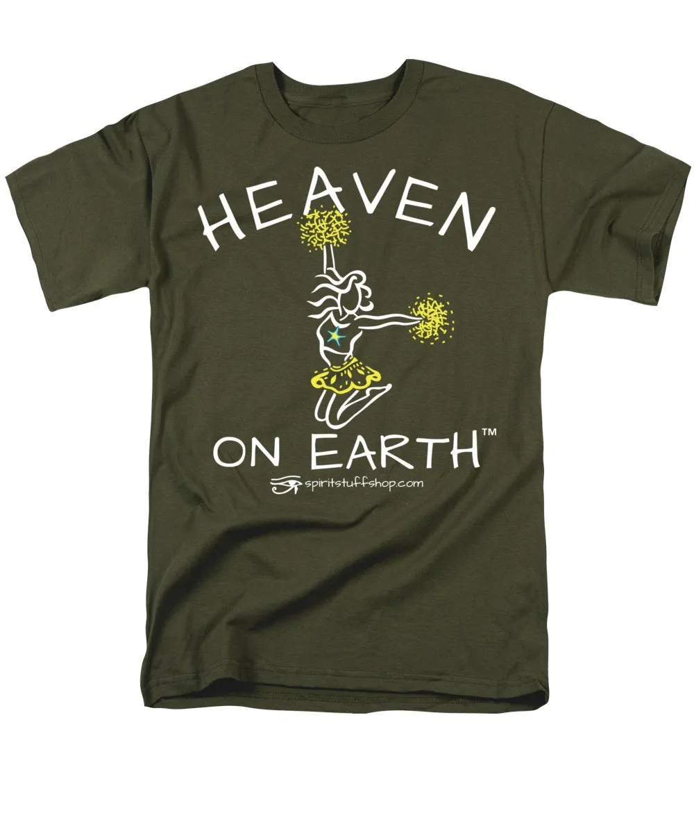 Cheerleading Heaven On Earth - Men's T-Shirt  (Regular Fit)