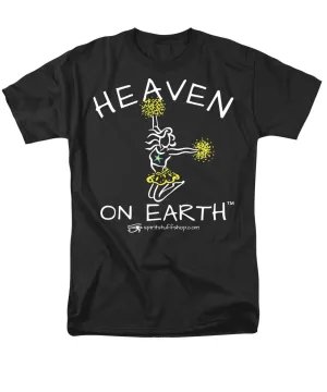 Cheerleading Heaven On Earth - Men's T-Shirt  (Regular Fit)