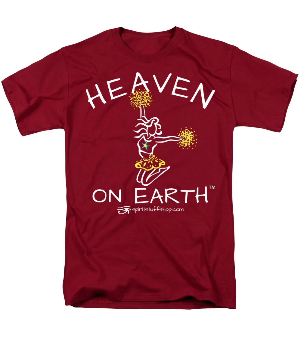 Cheerleading Heaven On Earth - Men's T-Shirt  (Regular Fit)