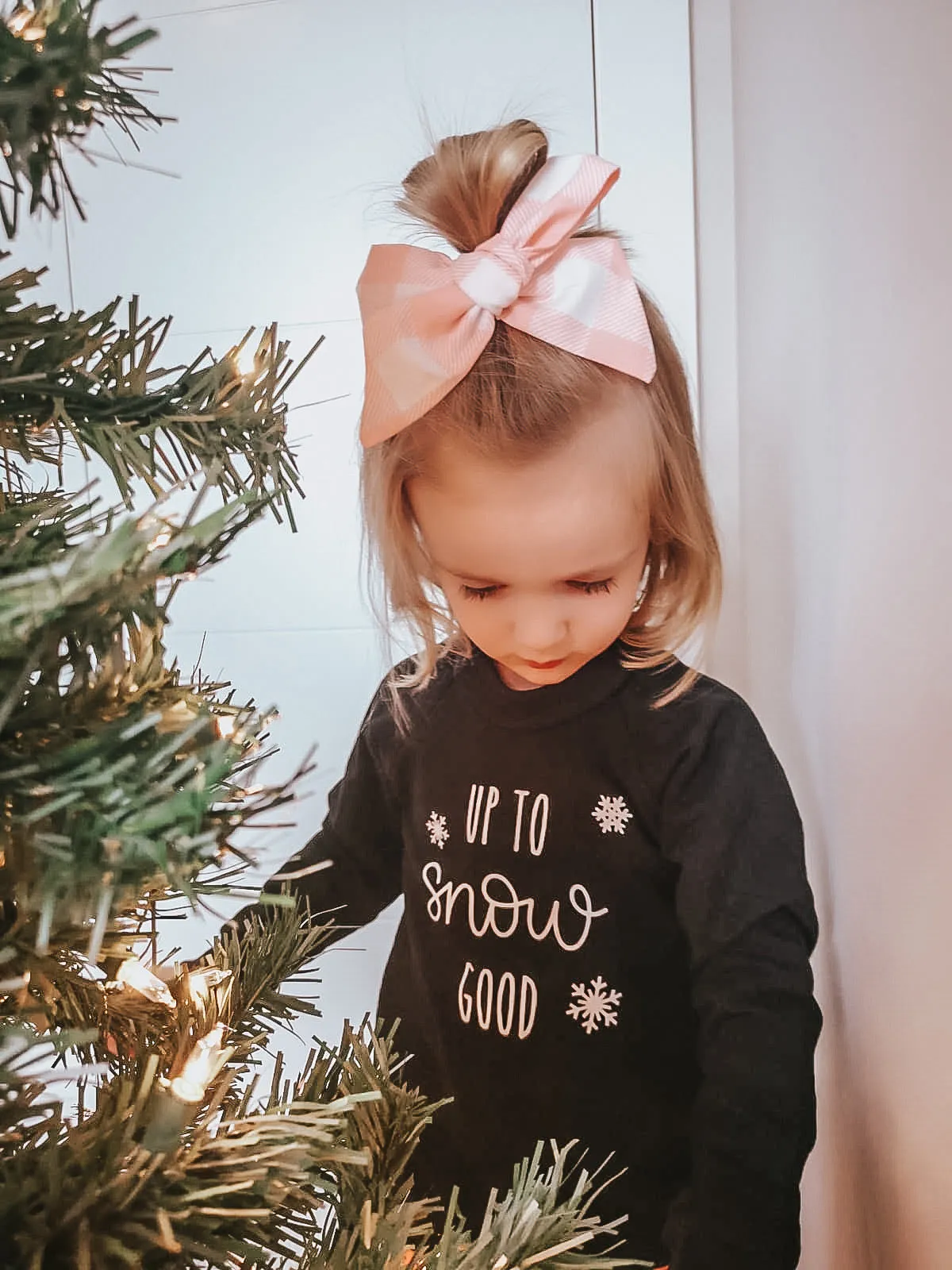 Child's Crewneck Bamboo Fleece Up to Snow Good in Two Colours