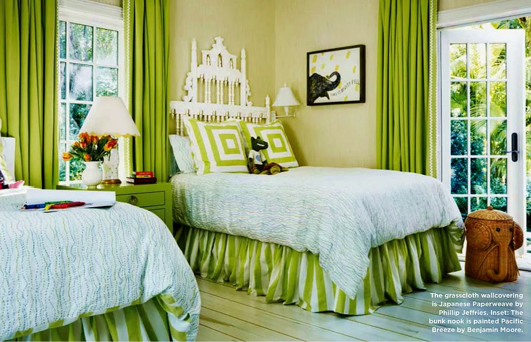 China Seas Fabric: Ginza - Custom Purple / Aqua / Jungle Green on Tinted Belgian Linen / Cotton