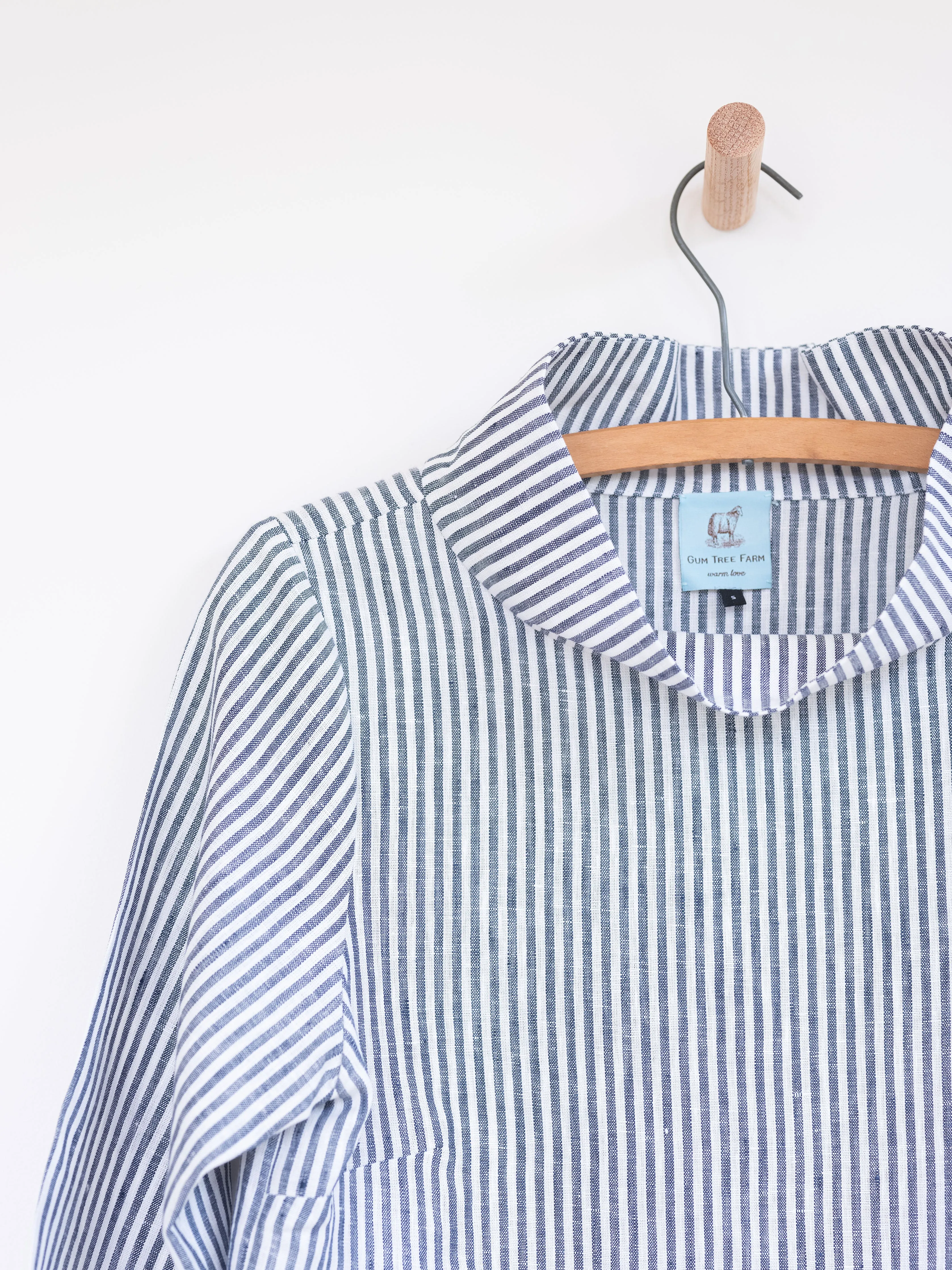 Circle Shirt in Linen