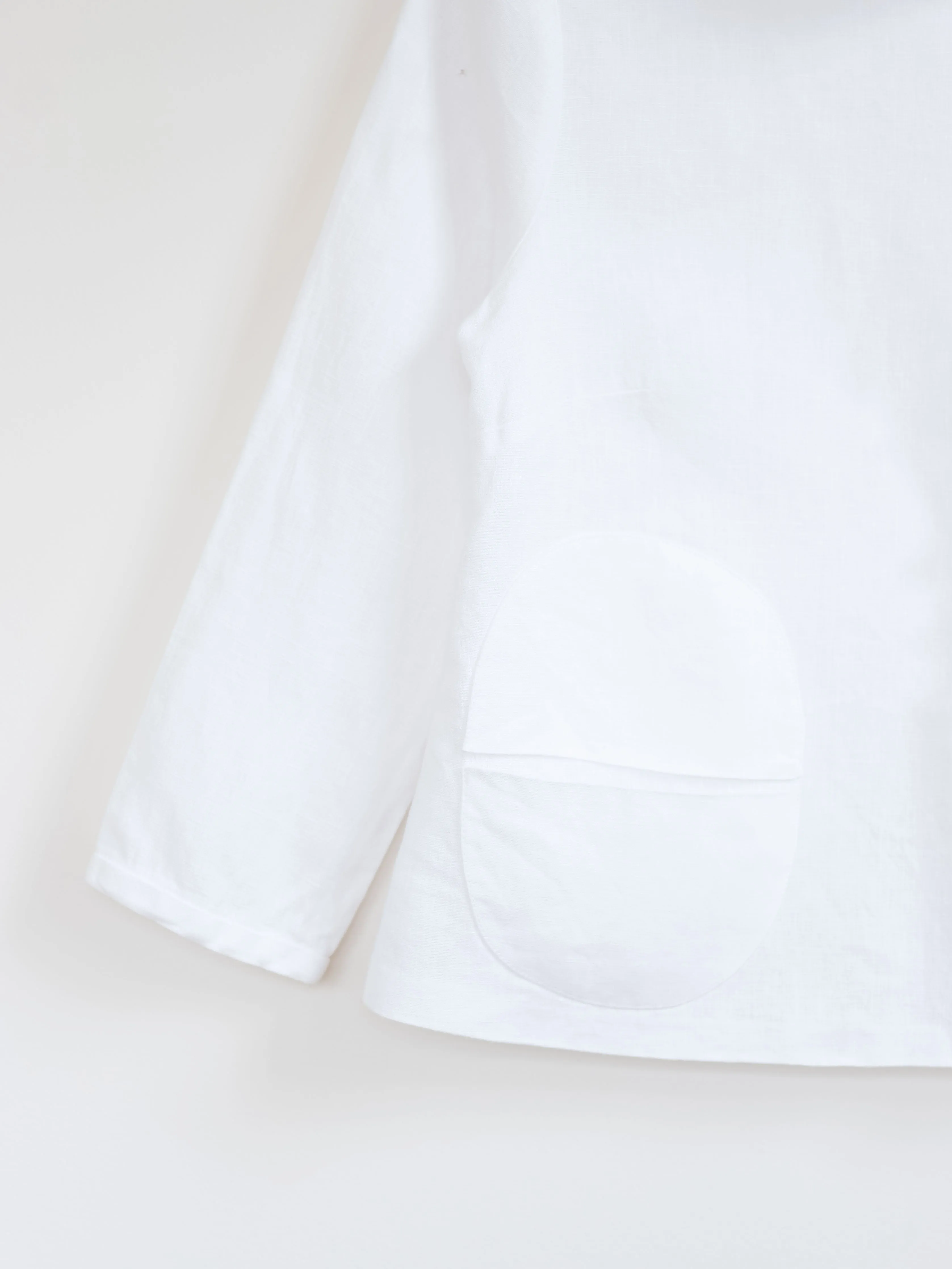 Circle Shirt in Linen