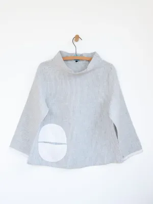 Circle Shirt in Linen