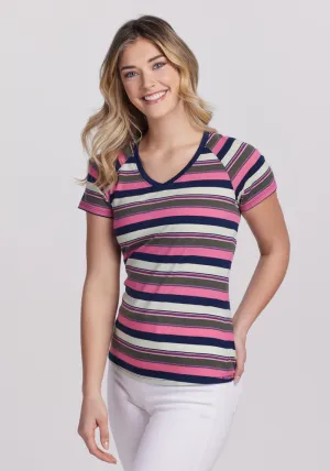 Clearance - Mia Short Sleeve V Neck