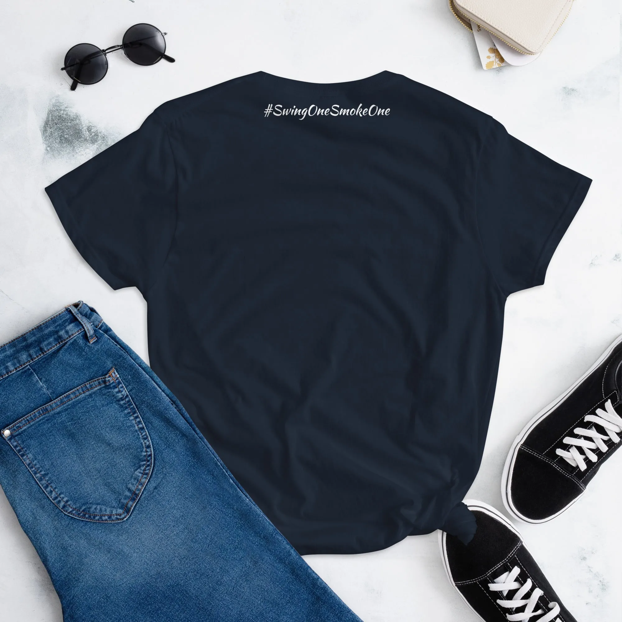 Clubs and Sticks Ladies short sleeve t-shirt
