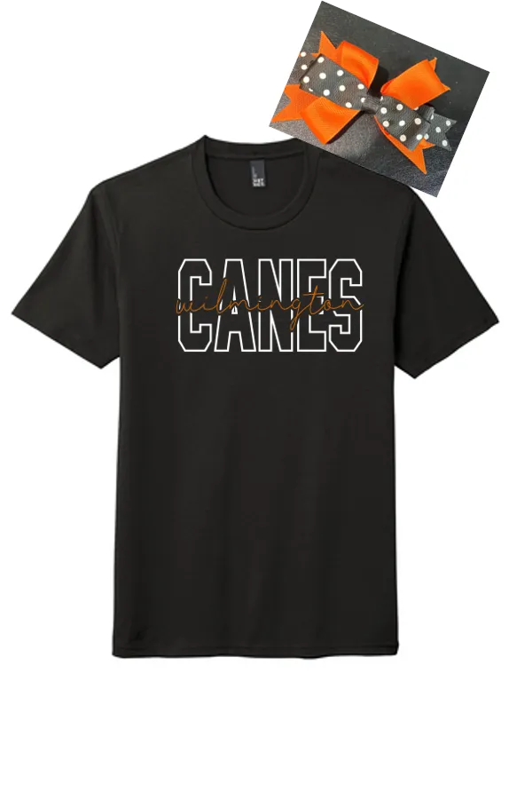 COMBO 4" Bow & T-Shirt  - WDP24