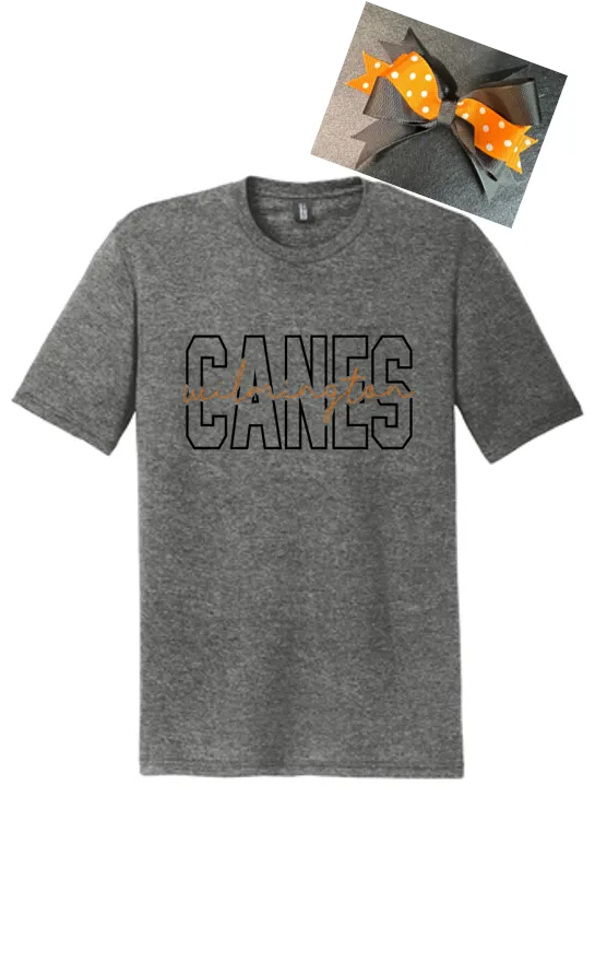 COMBO 4" Bow & T-Shirt  - WDP24