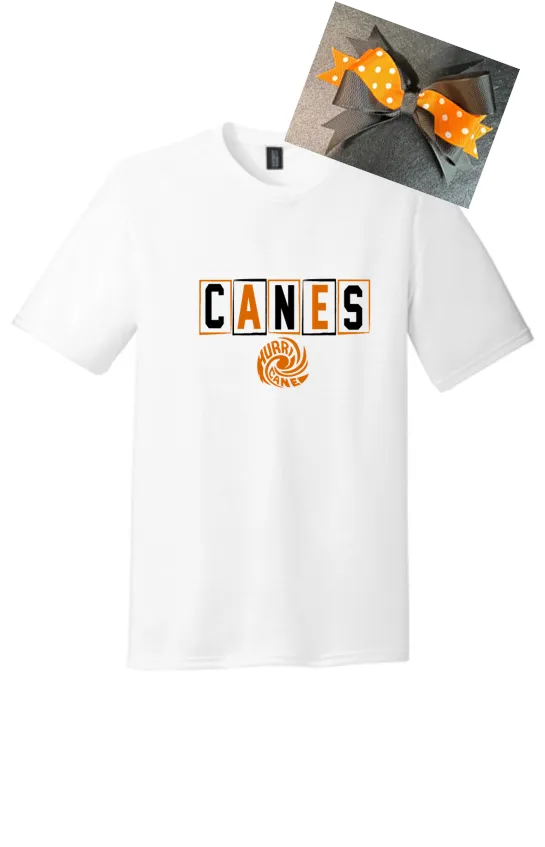 COMBO 4" Bow & T-Shirt  - WDP24