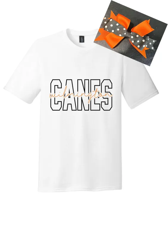 COMBO 4" Bow & T-Shirt  - WDP24